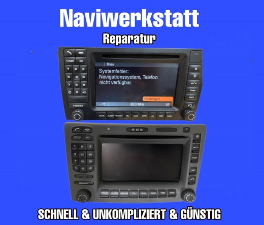 Porsche 911 996 986 Navigation PCM 1 PCM 2 Lesefehler Reparatur