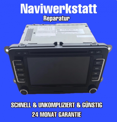 VW RNS 510 Navigation | Reparatur Start Error | Bootfehler | Logo Neu Startet