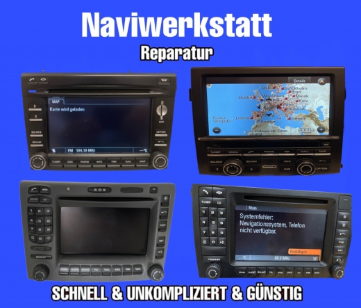 Porsche PCM Navigation Reparatur Navi