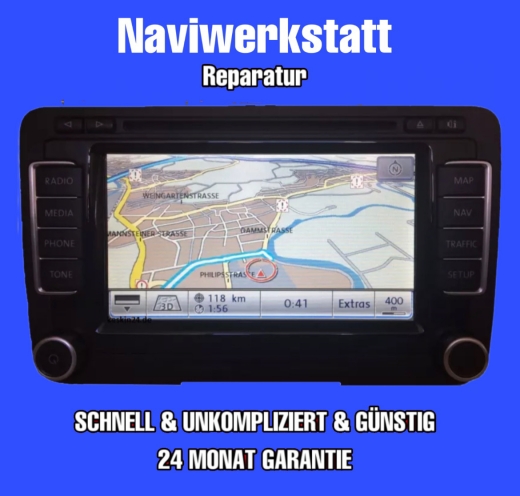 Navi Reparatur RNS510 Navigation Defekt ?