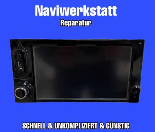 Renault Clio Navi Display Reparatur Schwarz Streifen