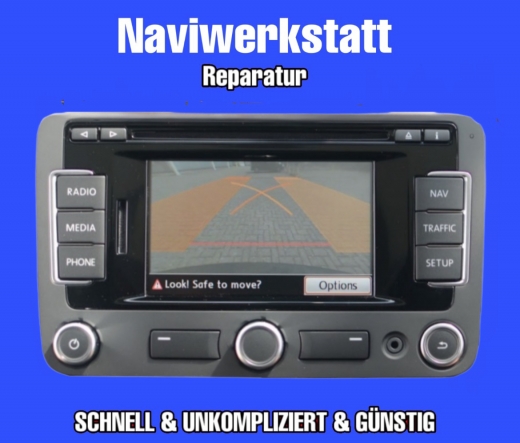 Skoda RNS315 / 310 Navigation Lesefehler Laufwerk Reparatur Touran Golf T5