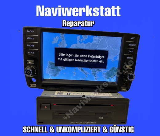Reparatur VW Skoda Discover Pro Main Unit MIB Tonausfall Tonprobleme