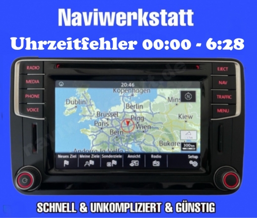 VW Uhrezeitprobleme 00:00 Reparatur