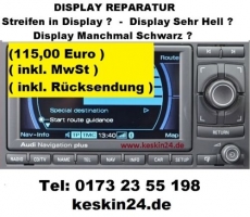 Audi Seat RNS-E Alle Model Navigation Display Reparatur 99% Erfolg RNSE