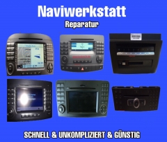 Mercedes Navigation Reparatur Comand 2.5 NTG1 NTG2 NTG3 NTG4
