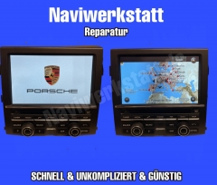Porsche Cayenne Navigation Reparatur PCM 3.1 Navi Radio