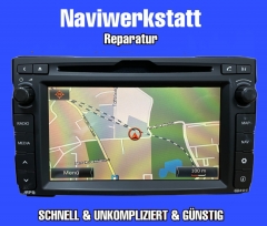 Kia Ceed Navi Display Reparatur Schwarz Streifen