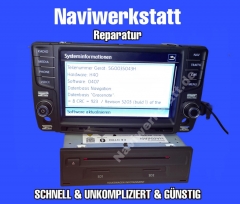 Reparatur Skoda MIB Discover Pro Main Unit Tonausfall Tonprobleme